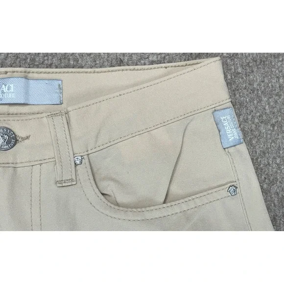 Versace Jeans Couture Ittierre Vintage Men's 5 Pocket Casual Pants Size 28x33 - Picture 7 of 16